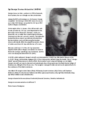 A preview of a PDF biography for McLatchie, George Thomas